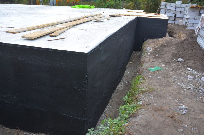 Waterproofing Application on Foundations